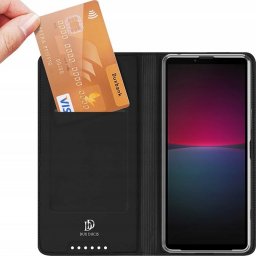  Dux Ducis Dux Ducis Skin Pro etui do Sony Xperia 10 V pokrowiec z klapką portfel na kartę podstawka czarne