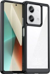 Hurtel Etui Outer Space Case z żelową ramką do Xiaomi Redmi Note 13 Pro - czarne