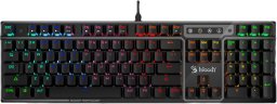 Klawiatura A4Tech A4tech Bloody Klawiatura B750N klawiatura gamingowa mechaniczna przewodowa Green Switch CZ/SK Czarny