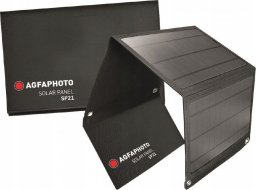 Ładowarka solarna AgfaPhoto Panel Solarny Słoneczny Ładowarka Do Agfaphoto 100pro Oraz Inne Dc 18v 2.1a / Usb 5v 2.4a