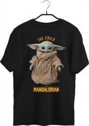  Disney Koszulka Yody Mandalorian: T-shirt dla fanów Gwiezdnych Wojen Star Wars M