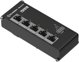 Switch Teltonika Teltonika NETWORKS TSF010 Flat Ethernet Switch Nie zarządzany Fast Ethernet (10/100) DIN rail Czarny