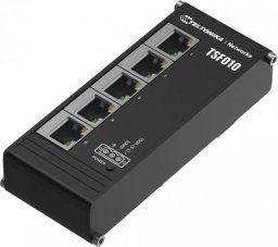 Switch Teltonika Teltonika NETWORKS TSF010 Flat Ethernet Switch Nie zarządzany Fast Ethernet (10/100) DIN rail Czarny