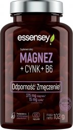 Essensey Essensey Magnez + Cynk + B6 - 120 kapsułek