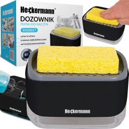 Dozownik do mydła Heckermann Kuchenny dozownik płynu Heckermann KH20017 Czarny