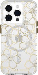  Case-Mate Case-Mate Floral Gems MagSafe - Etui iPhone 15 Pro (Gold)