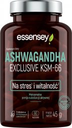 Essensey Essensey Ashwagandha Exclusive KSM-66 200 mg - 90 kapsułek