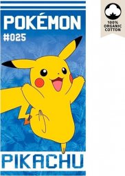  Nintendo Oficjalny bawełniany ręcznik plażowy Pokemon Pikachu #025 140x70CM