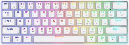 Klawiatura Savio Whiteout X2 Outemu Blue (WHITEOUT X2 BLUE)