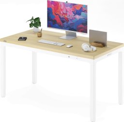Biurko SENSE7 Blat MDF MANMA Jasnobrązowe 160 cm x 80 cm