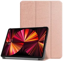 Etui na tablet iLike Galaxy Tab S8 Plus 12.4 Tri-Fold Eco* Leather Stand Case Rose Gold