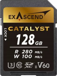 Karta ExAscend Catalyst SDXC 128 GB Class 10 UHS-II/U3 V60 (EX128GSDV60)