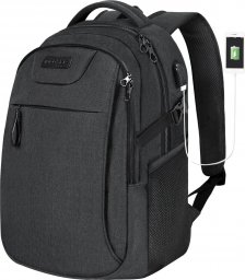  KROSER KROSER Plecak biznesowy na laptopa miejski szkolny 15,6" pojemny USB czarny