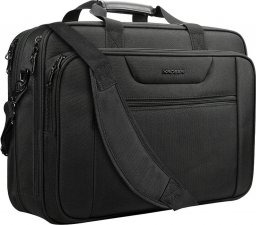 Torba KROSER KROSER Biznesowa torba na laptopa 17,3 pojemna rozszerzalna teczka na ramię