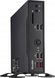 Komputer Shuttle Shuttle Barebone DS20U3V2 Black (Core i3-10110U) Fanless 24-7 ready, w/o WLAN