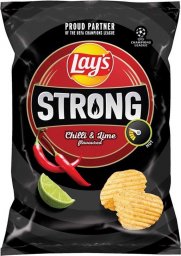  LAYs Lay's Strong Chipsy karbowane Chilli&Lime 120 g