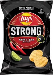 LAYs Lay's Strong Chipsy karbowane Chilli&Lime 120 g