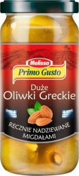 Primo Gusto Primo Gusto Melissa Duże oliwki greckie ręcznie nadziewane migdałami 240 g