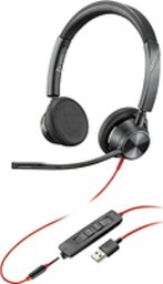 Słuchawki Poly POLY Blackwire 3320 Zestaw słuchawkowy Przewodowa Opaska na głowę Biuro/centrum telefoniczne USB Type-C Czarny