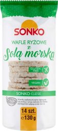  SONKO Sonko Classic Wafle ryżowe z solą morską 130 g (14 sztuk)