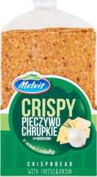  Melvit Melvit Crispy Pieczywo chrupkie z serem i cebulką 130 g