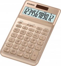 Kalkulator Casio Kalkulator biurowy CASIO JW-200SC-GD BOX, 12-cyfrowy, 109x183,5x10,8mm, złoty