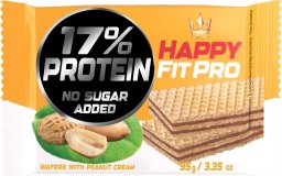  FLIS Flis Happy Fit Pro wafelek bez dodatku cukru o smaku orzeszków arachidowych 95 g