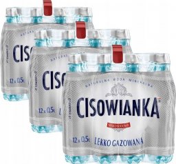 Woda Cisowianka Cisowianka Naturalna woda mineralna lekko gazowana niskosodowa 500 ml x 36 sztuk