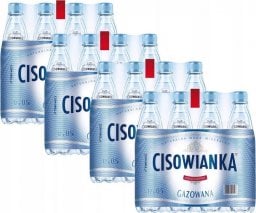 Woda Cisowianka Cisowianka Naturalna woda mineralna gazowana niskosodowa 500 ml x 48 sztuk