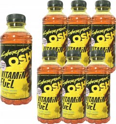 Oshee Oshee Cyberpunk Vitamin Fuel brzoskwinia-truskawka 555 ml x 6 sztuk