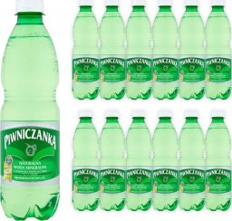 Woda PIWNICZANKA Piwniczanka Naturalna woda mineralna średnionasycona CO2 0,5l x 12 sztuk