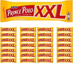 Prince Polo Olza Prince Polo XXL Classic Kruchy wafelek z kremem kakaowym oblany czekoladą 50g x28 sztuk