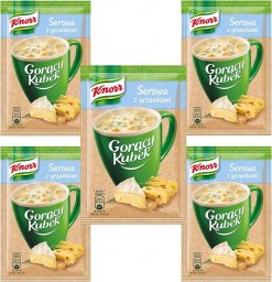 KNORR Knorr Gorący Kubek Serowa z grzankami 22 g x 5 sztuk