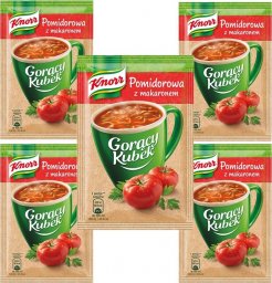  KNORR Knorr Gorący Kubek Pomidorowa z makaronem 19 g x 5 sztuk