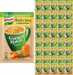 KNORR Knorr Gorący Kubek Rosół z kury z makaronem 12 g x 40 sztuk