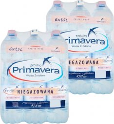 Woda Primavera Primavera Woda źródlana niegazowana 1,5 l x 12 sztuk