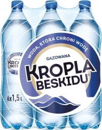 Woda Kropla Beskidu Kropla Beskidu Naturalna woda mineralna gazowana 1,5 l x 6 sztuk