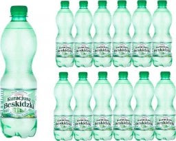 Woda KURACJUSZ Kuracjusz Beskidzki woda gazowana 0,5 l x 12 sztuk