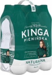 Woda KINGA PIENIŃSKA Kinga Pienińska Naturalna woda mineralna niskosodowa delikatnie gaz 1,5 l x 6 sztuk