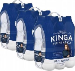 Woda KINGA PIENIŃSKA Kinga Pienińska Naturalna woda mineralna gazowana niskosodowa 1,5 l x 18 sztuk