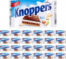 Knoppers Knoppers Wafelek mleczno- orzechowy 25 g x 24 sztuk