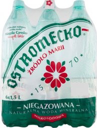 Woda Ostromecko Ostromecko Naturalna woda mineralna niegazowana 1,5 l x 6 sztuk