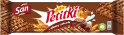 Petitki San Petitki Herbatniki z mleczną czekoladą 138 g