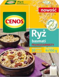 Cenos Cenos Ryż basmati pełnoziarnisty 400 g (4 x 100 g)