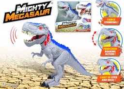 Figurka Hedo Potężny Dinozaur w kolorze Szaro Niebieskim Dragon-i Toys