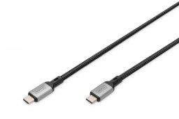 Kabel USB Digitus USB-C - USB-C 3 m Czarny (DB-300443-030-S)