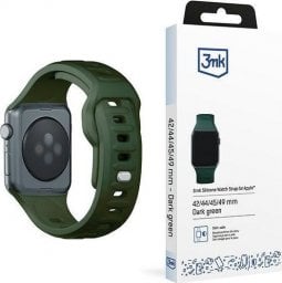  3MK 42/44/45/49 mm Dark Green - 3mk Silicone Watch Strap for Apple
