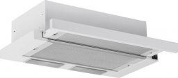 Okap Silverline SILVERLINE SL 1152 V3 - Kåpa - teleskopisk - bredd: 59.8 cm - djup: 30.5 cm - utsug och återcirkulering (med extra återcirkuleringssats) - vit/stål