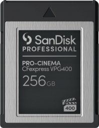Karta SanDisk SANDISK Professional PRO-CINEMA 256GB CFexpress VPG400 Type B Card upto 1700MB/s Read 1400MB/s Write