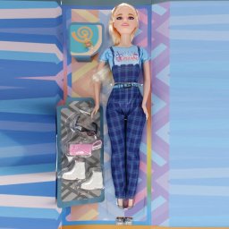 Mega Creative LALKA 29CM AKC 13X32X5 MIX3 MC DISP 9/72/144..